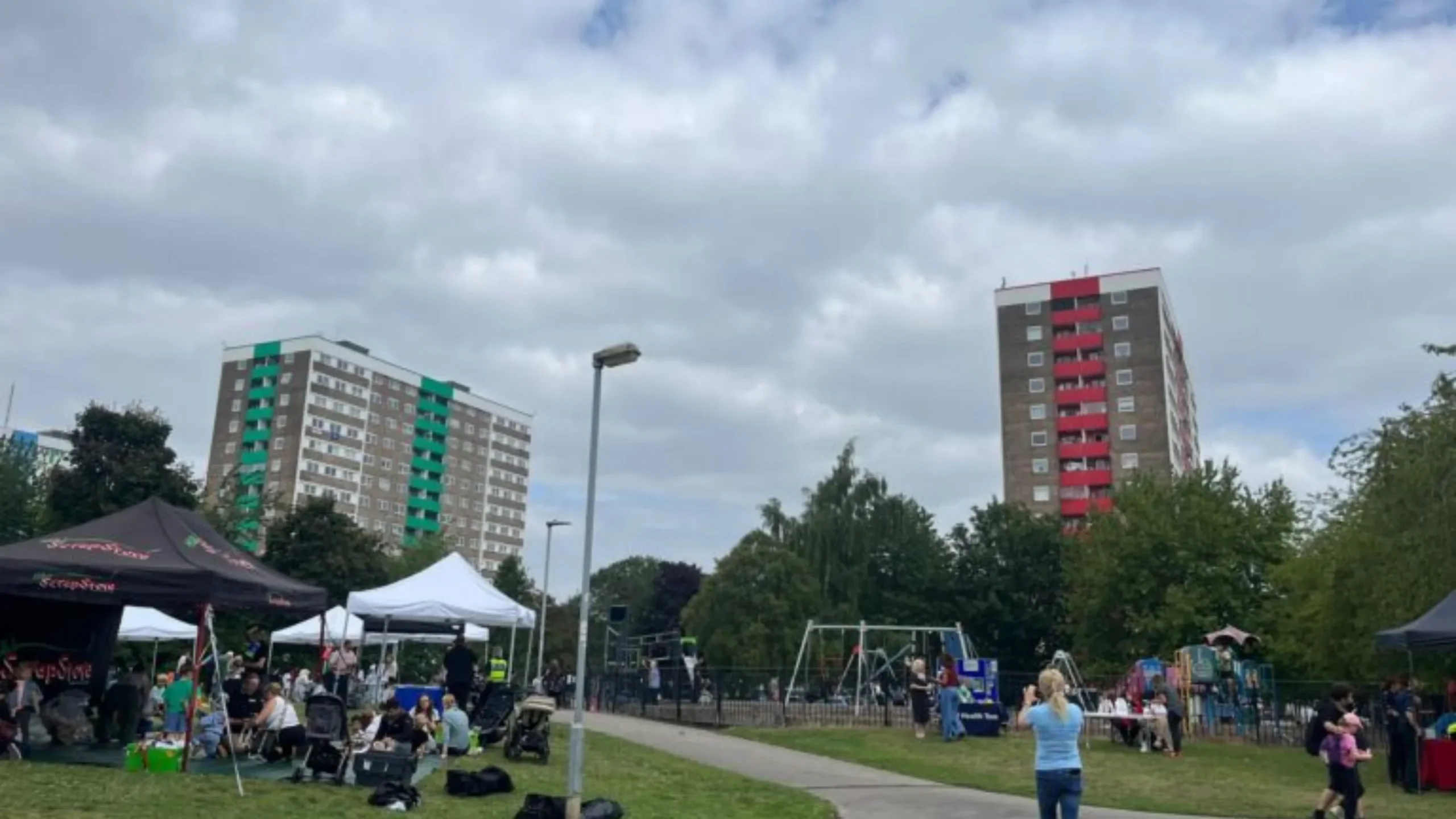 The park where a local network event took place in Hull.
