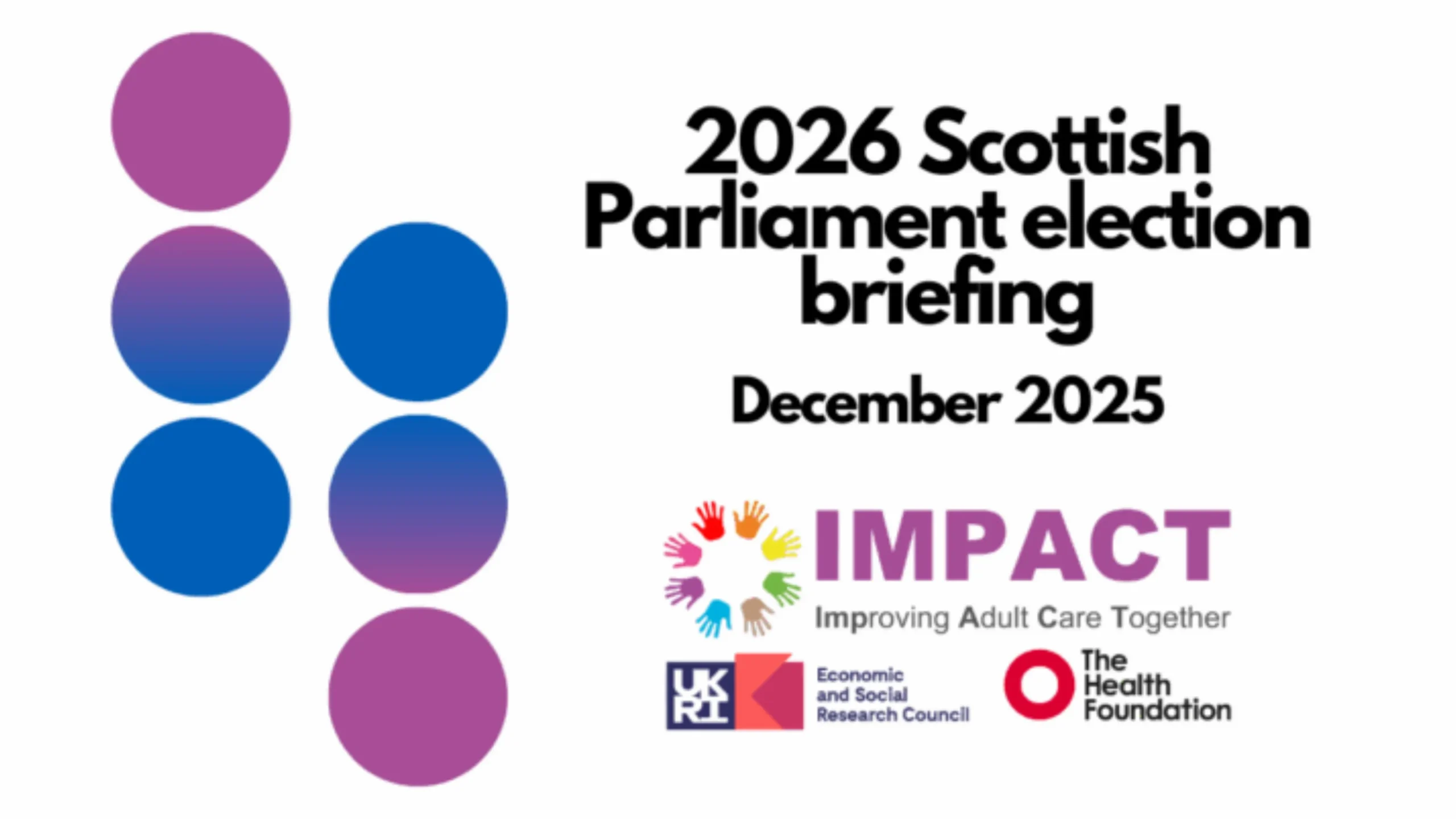 Logo of the 2026 Scottish Parliament election briefing