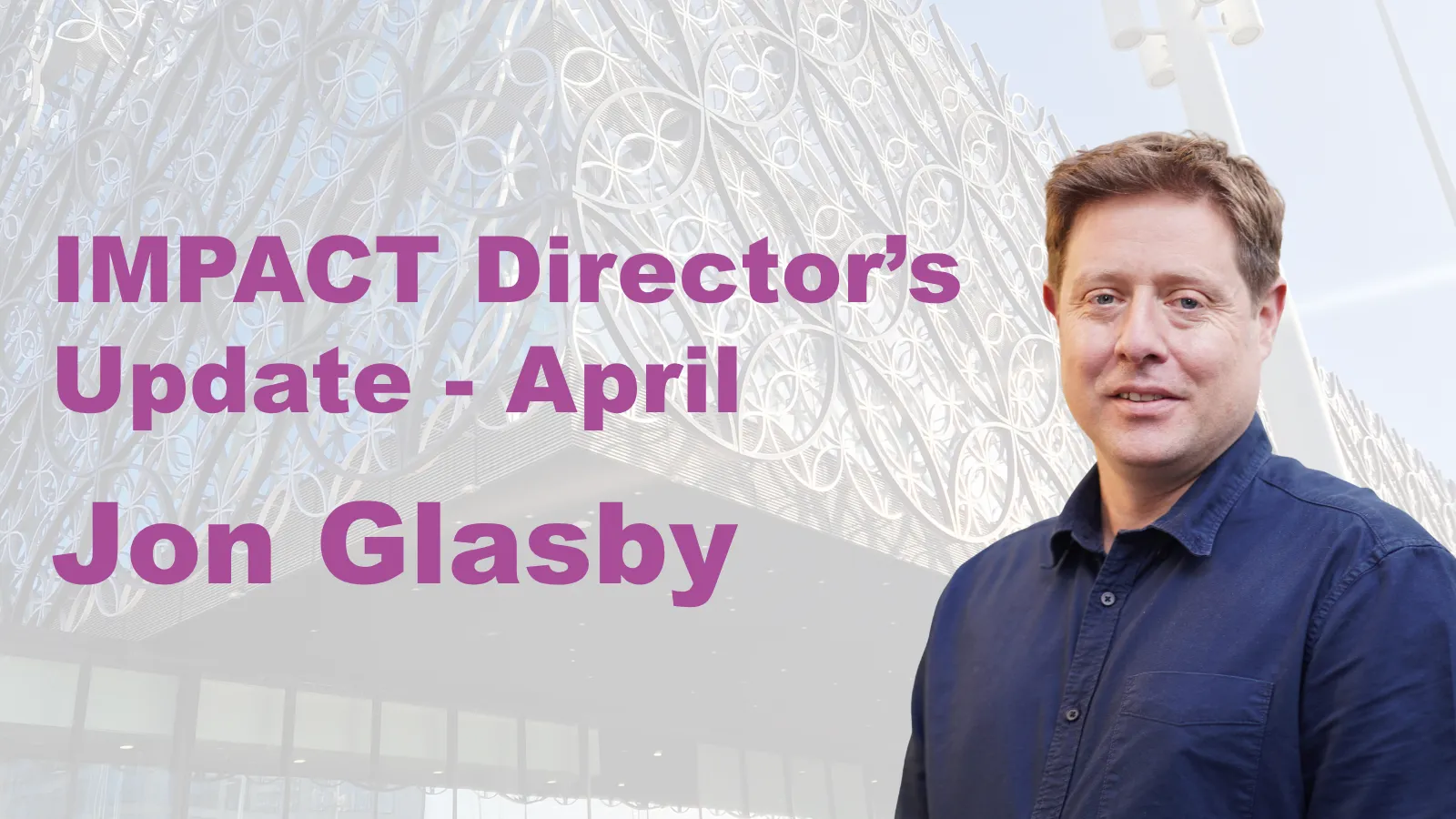 Director’s Update – April