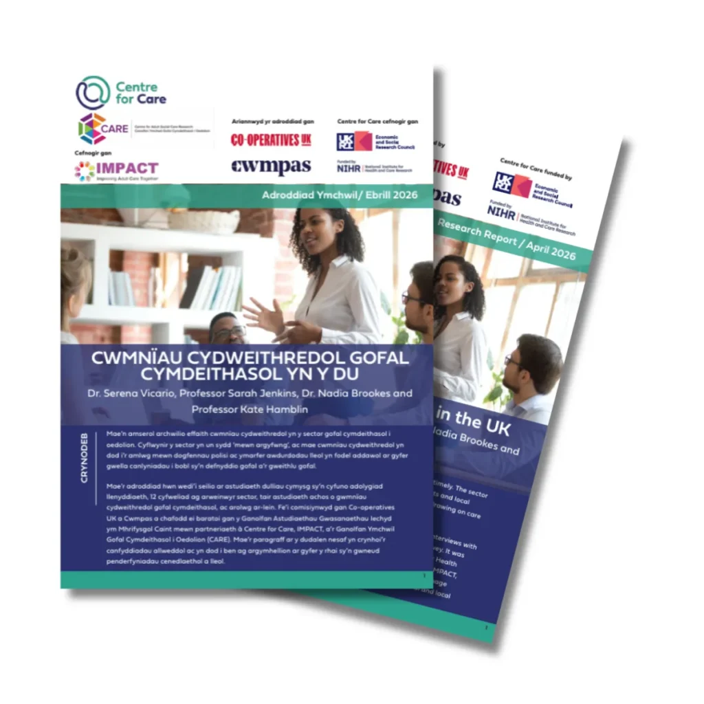 The new co-operatives report, available in Welsh and English